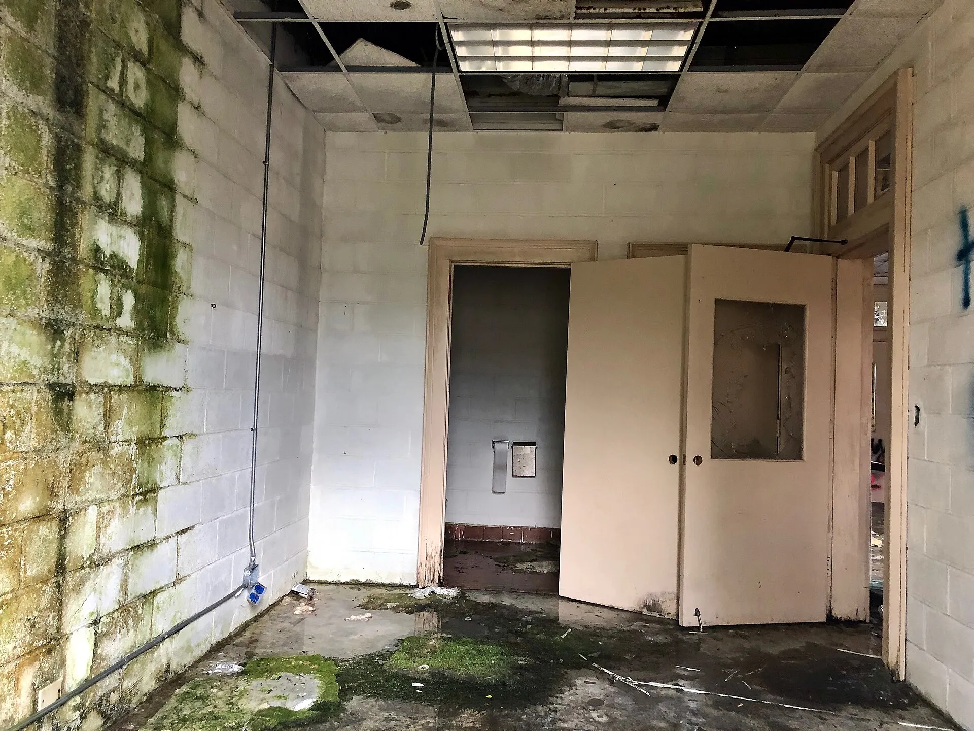 empty modern office space interior
