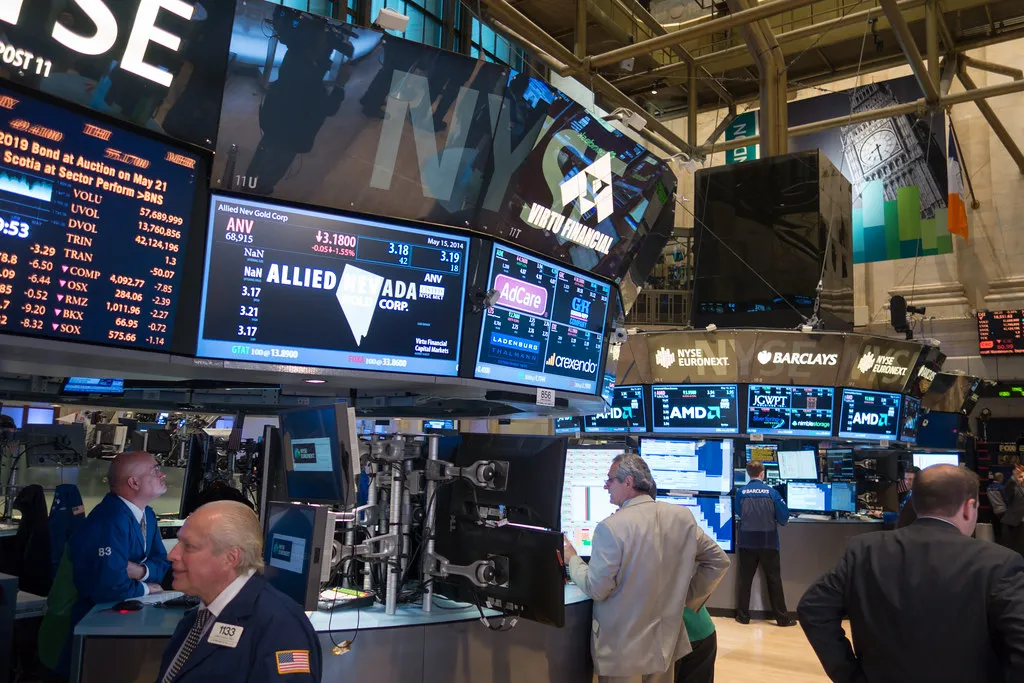 New York Stock Exchange trading floor