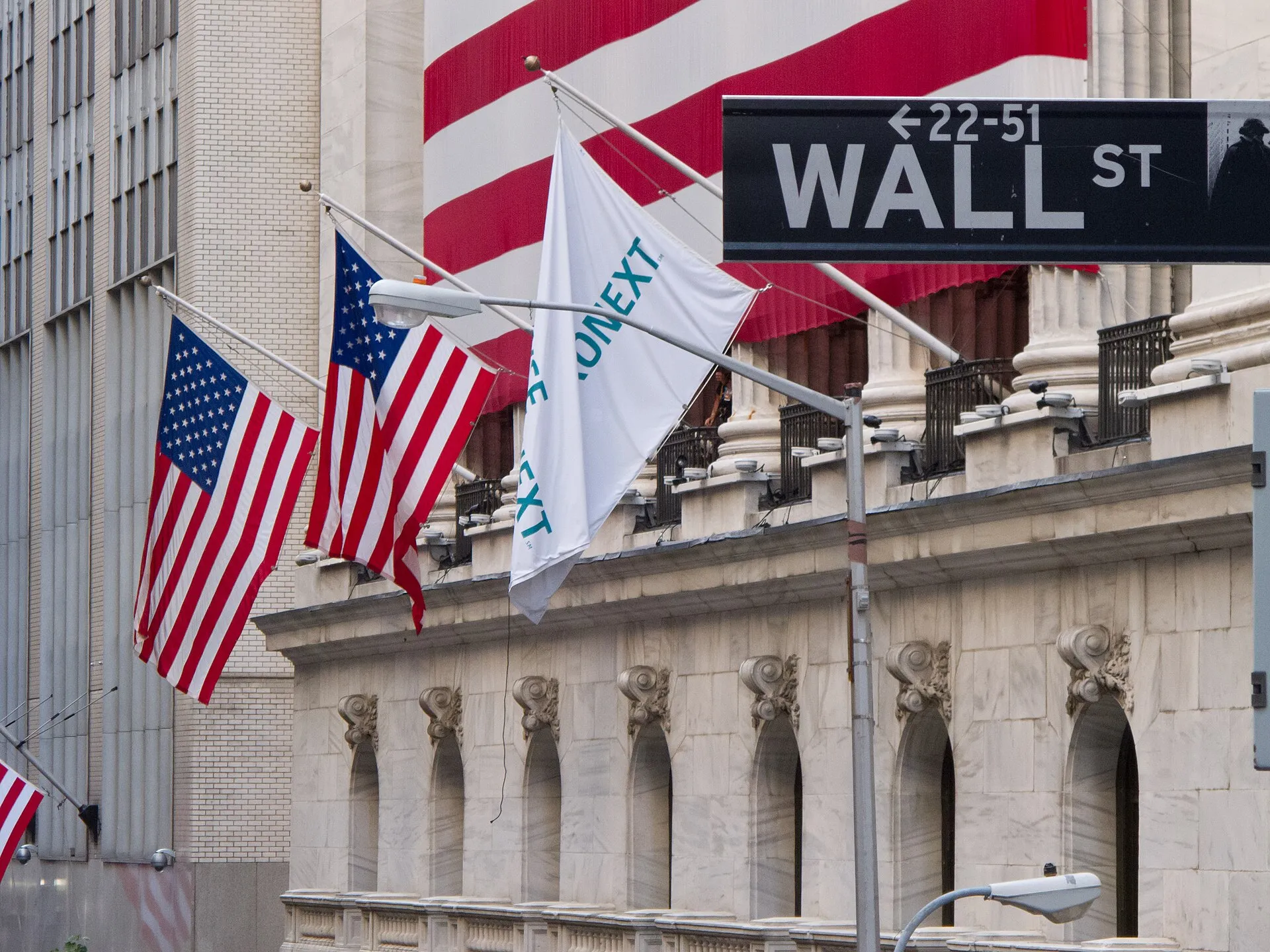 Wall Street New York Stock Exchange building